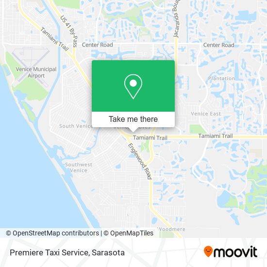 Mapa de Premiere Taxi Service