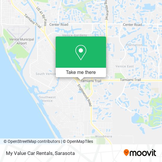 My Value Car Rentals map