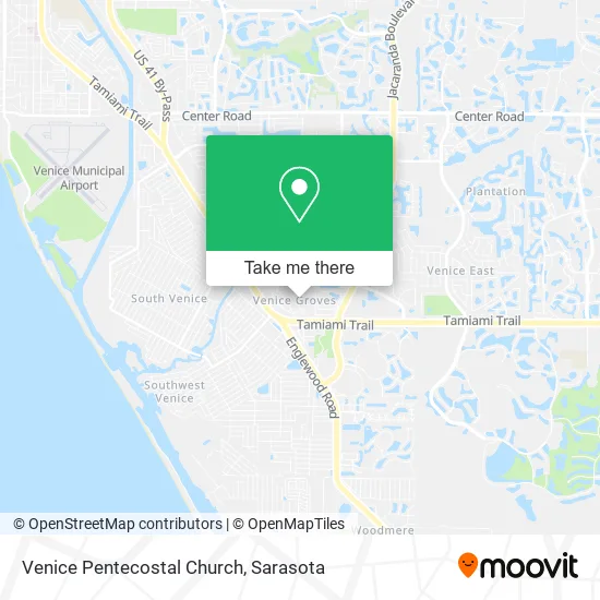Venice Pentecostal Church map