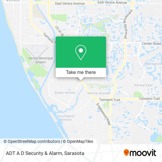 ADT A D Security & Alarm map