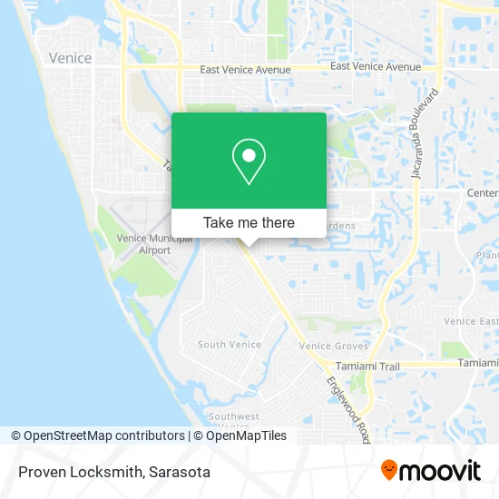 Proven Locksmith map