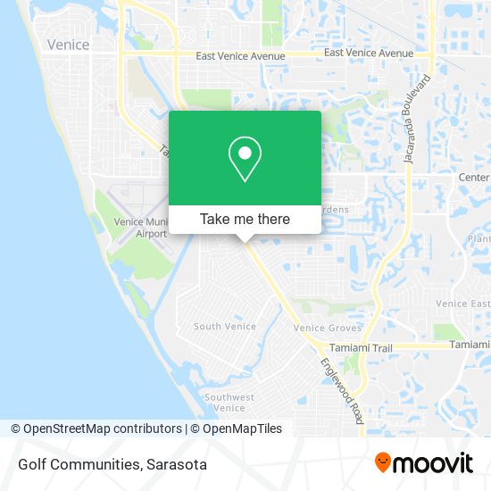 Golf Communities map