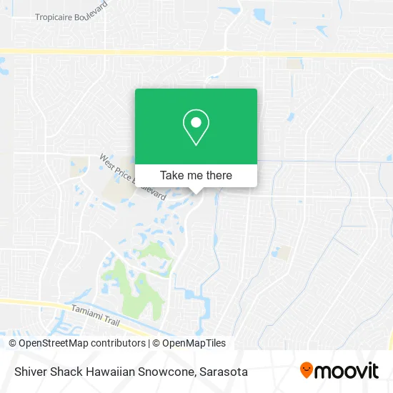 Shiver Shack Hawaiian Snowcone map