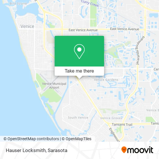 Hauser Locksmith map