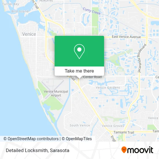 Detailed Locksmith map