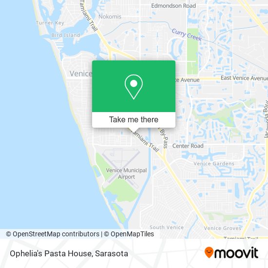Mapa de Ophelia's Pasta House