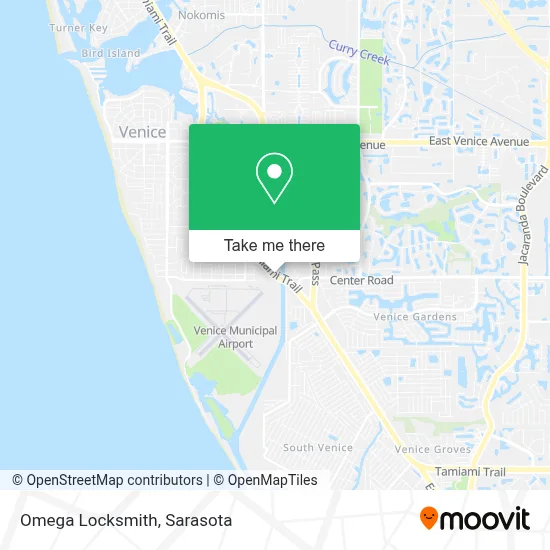 Omega Locksmith map