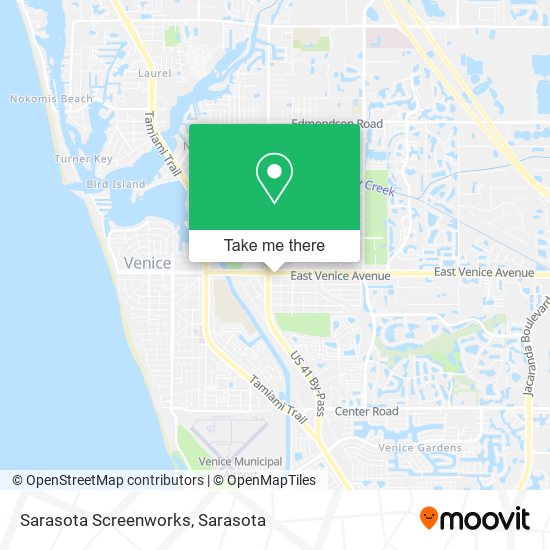 Sarasota Screenworks map