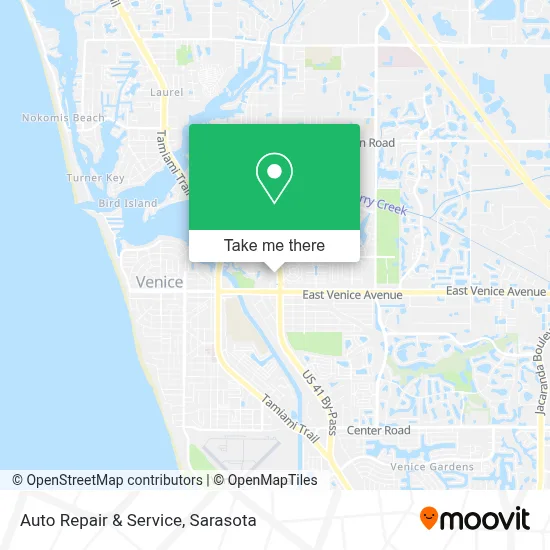 Auto Repair & Service map