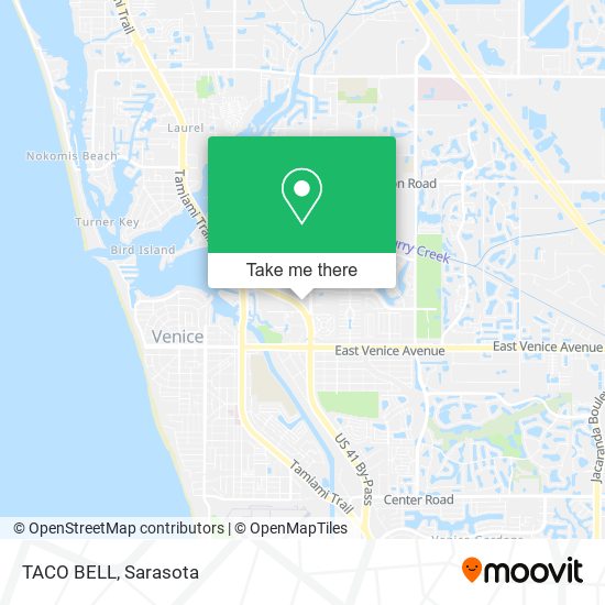 TACO BELL map