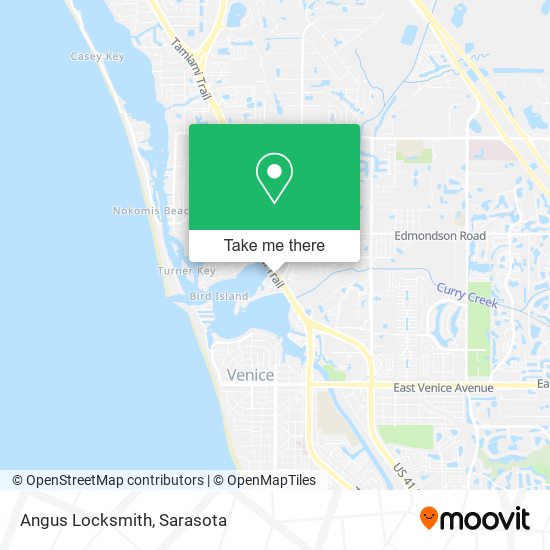 Mapa de Angus Locksmith