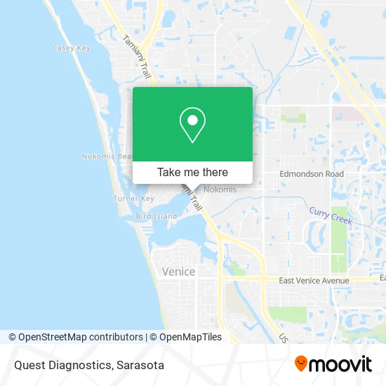 Quest Diagnostics map