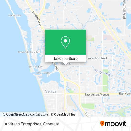 Andress Enterprises map