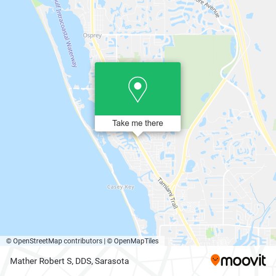 Mather Robert S, DDS map