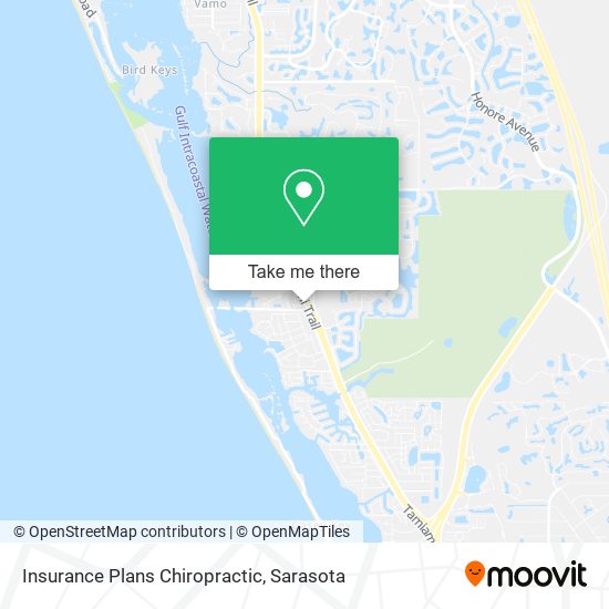Insurance Plans Chiropractic map