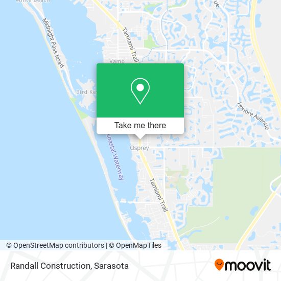 Randall Construction map