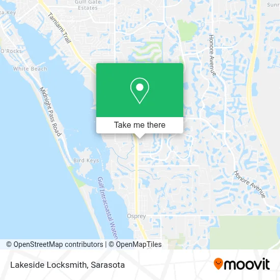 Lakeside Locksmith map