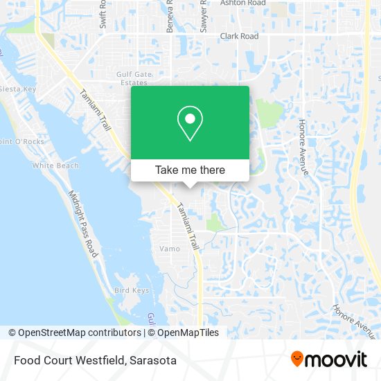 Food Court Westfield map