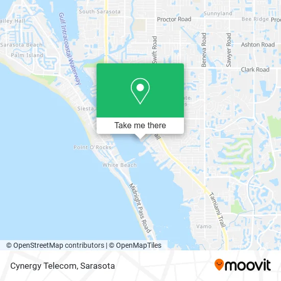 Mapa de Cynergy Telecom