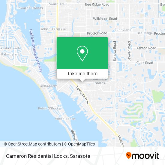 Mapa de Cameron Residential Locks