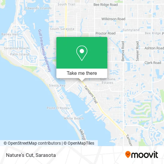 Nature's Cut map