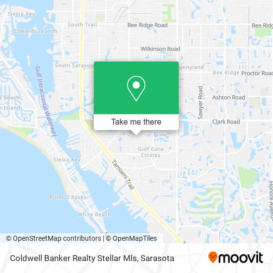 Coldwell Banker Realty Stellar Mls map