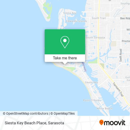 Siesta Key Beach Place map