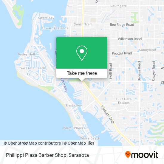 Phillippi Plaza Barber Shop map