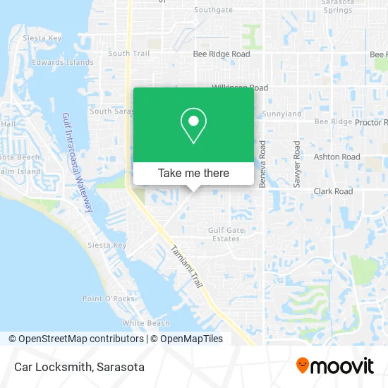 Car Locksmith map
