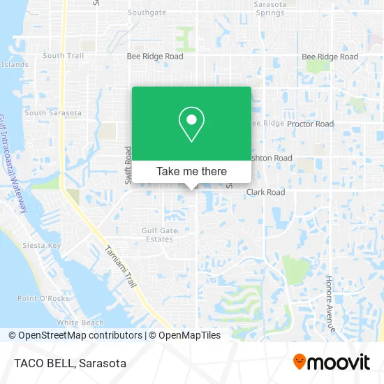 Mapa de TACO BELL