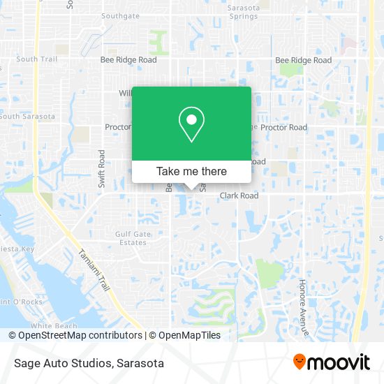 Mapa de Sage Auto Studios