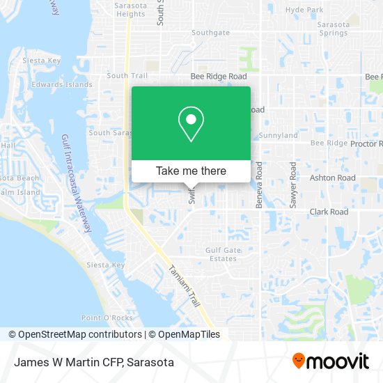 James W Martin CFP map