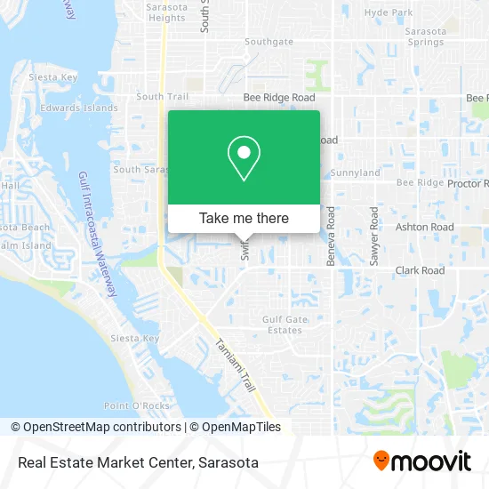 Real Estate Market Center map