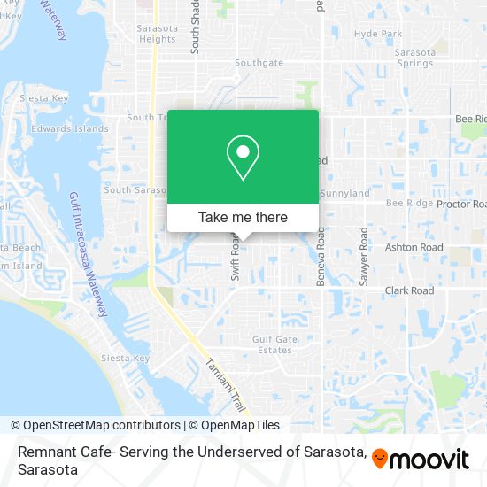 Mapa de Remnant Cafe- Serving the Underserved of Sarasota