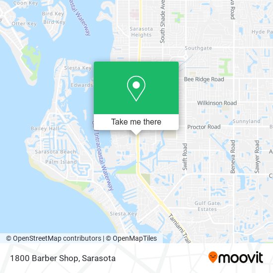 Mapa de 1800 Barber Shop