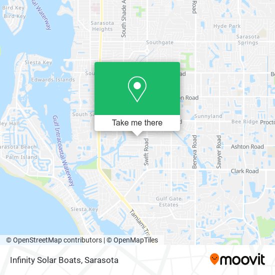 Infinity Solar Boats map