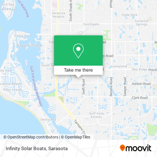 Infinity Solar Boats map