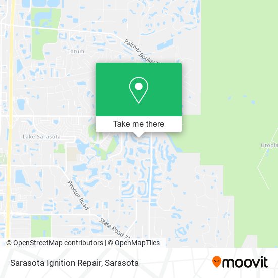 Mapa de Sarasota Ignition Repair