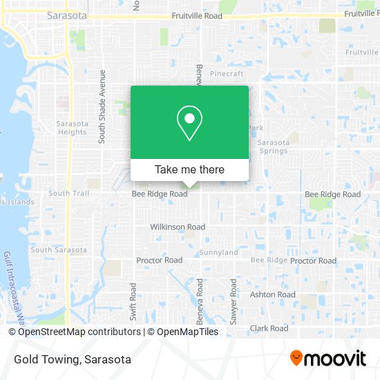 Mapa de Gold Towing