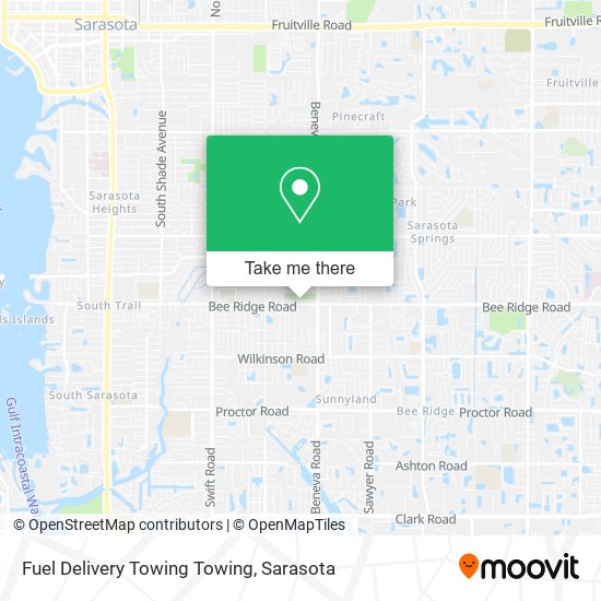 Fuel Delivery Towing Towing map