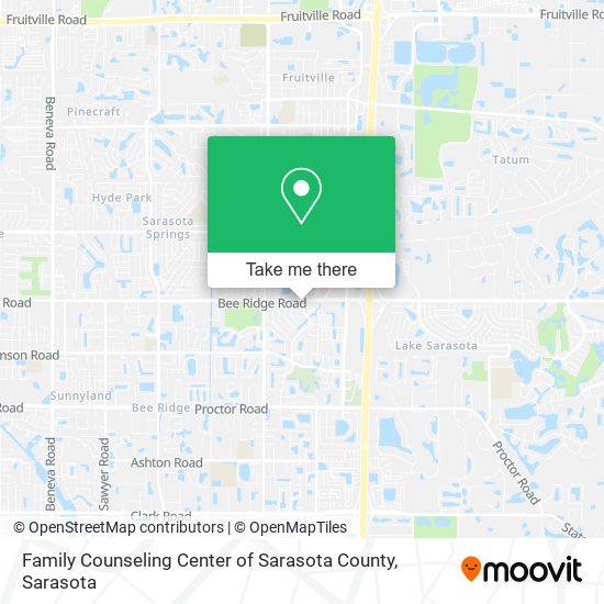 Mapa de Family Counseling Center of Sarasota County