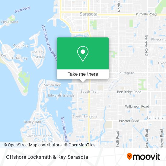 Offshore Locksmith & Key map