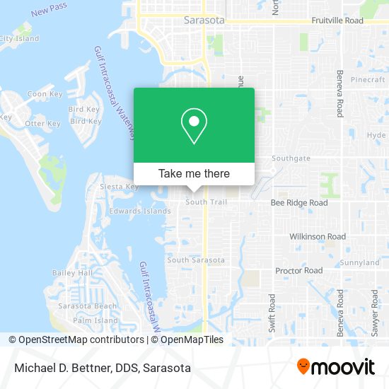 Michael D. Bettner, DDS map