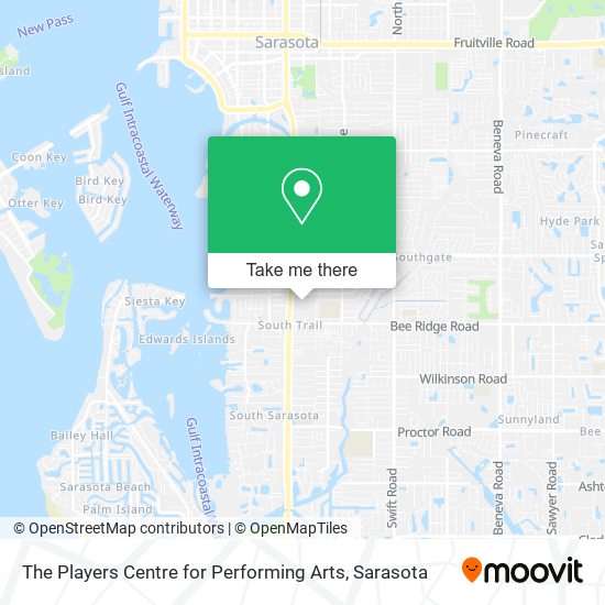 Mapa de The Players Centre for Performing Arts