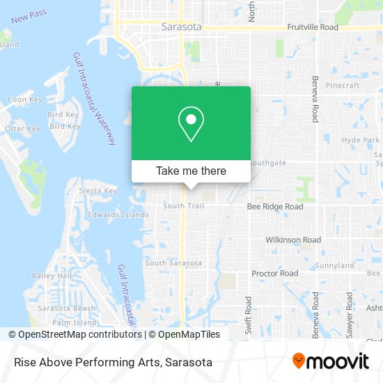 Rise Above Performing Arts map