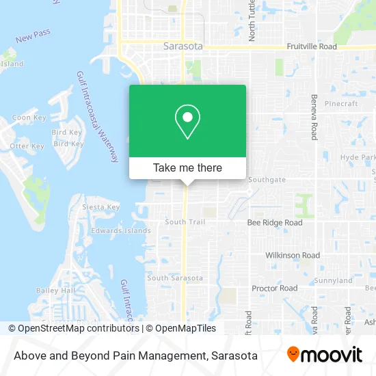 Above and Beyond Pain Management map