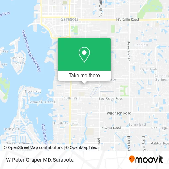 W Peter Graper MD map