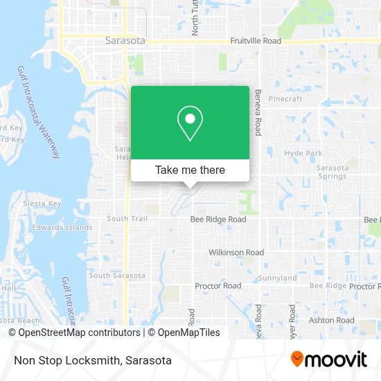 Non Stop Locksmith map