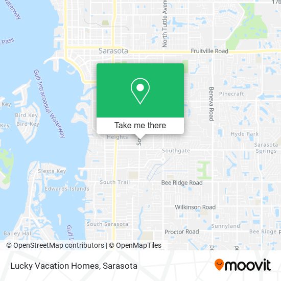 Mapa de Lucky Vacation Homes