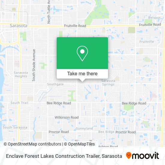 Mapa de Enclave Forest Lakes Construction Trailer